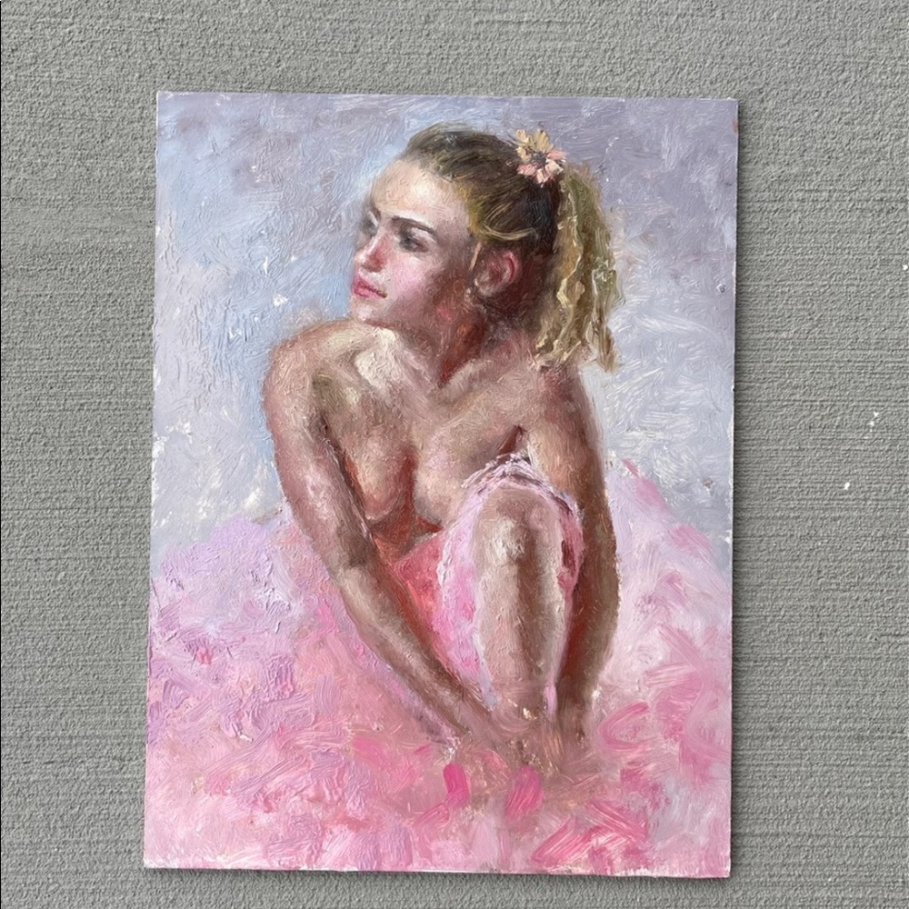 Oil painting-figure